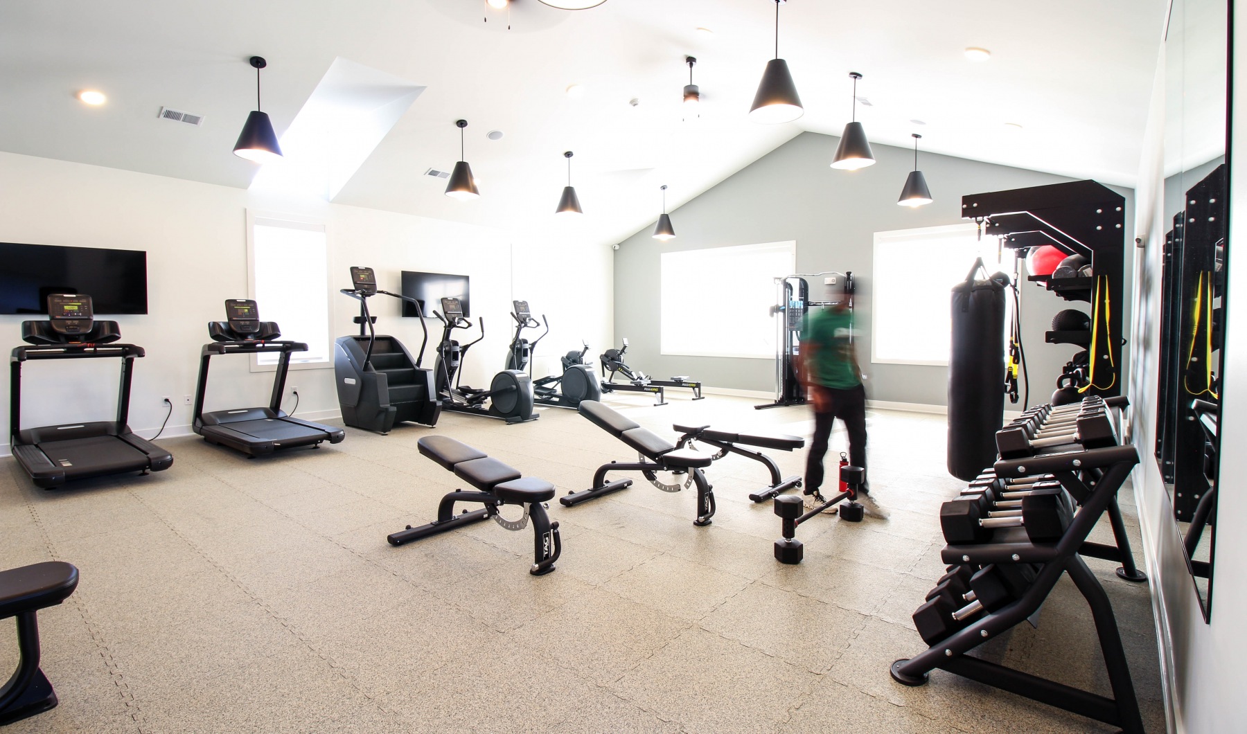 Convenient & Luxurious Amenities 24 HR Fitness Room