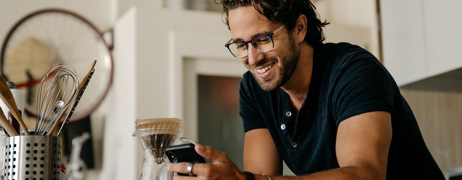 man on phone